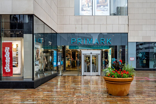 ALMERE, THE NETHERLANDS - SEPTEMBER 3, 2020: Primark store. Primark is an Irish clothing retailer and a subsidiary of Associated British Foods. 