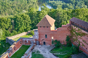Fototapeta na wymiar Turaida old castle in Latvia
