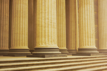 Closeup of Kazan Cathedral in St. Petersburg in Russia.