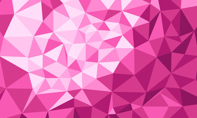 Polygonal pink background