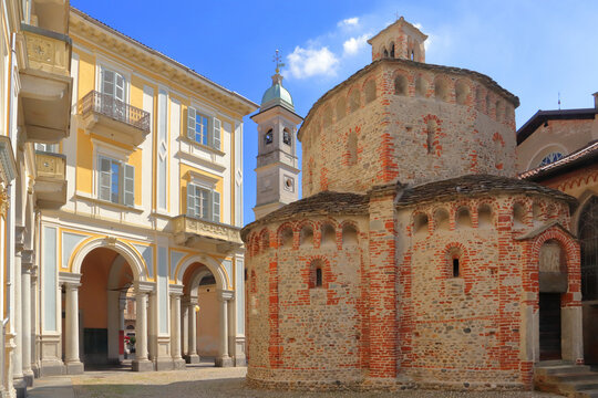 Scorcio di Biella in Italia, View of Biella city in Italy
