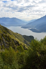 Fototapeta premium Stunning mountain views around the Lago di Como in Northern Italy