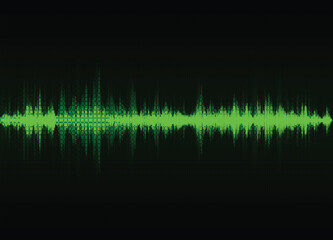 Sound waves background