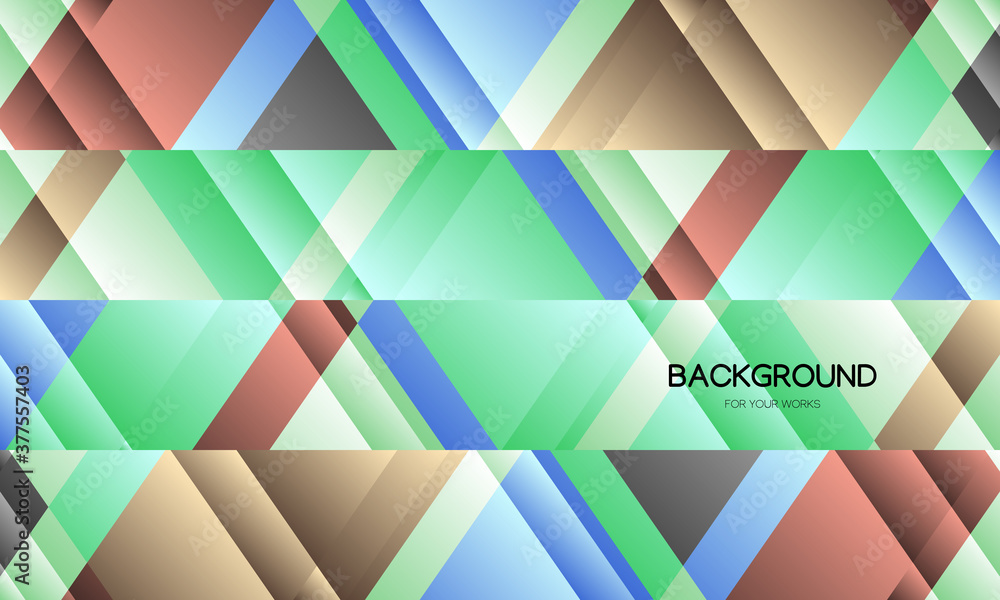 Poster colorful abstract background with geometric composition. seamless pattern. for use in all types of d