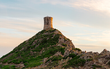 The Parata tower of the bloody islands at sunset