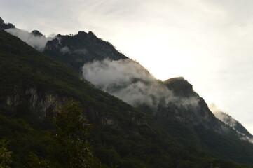 Obraz premium The beautiful and dramatic landscapes of the Valbona Valley in Northern Albania