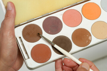 paleta de maquillajes