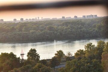 the Danube River in Belgrade