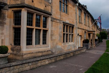Fototapeta na wymiar Buildings in the village of Chipping Campden in the Cotswolds, UK