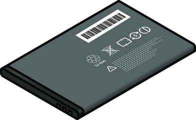 A rechargeable mobile / cellular / digital camera battery pack.