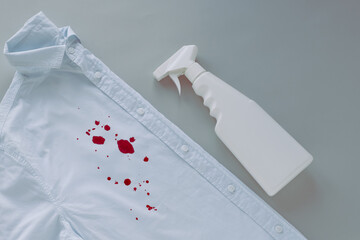 blood stains on clothes and stain remover