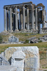 Aizanoi ancient city in Cavdarhisar, Kutahya, Turkey