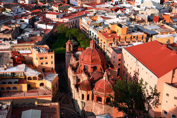 Guanajuato centro vista aérea
