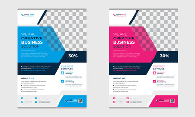 Flyer Design. Creative Corporate Business Flyer Design.