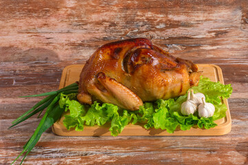 fried turkey with vegetables