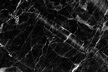 Patterned natural detailed of black and white marble texture for interior, product and other design. abstract dark background.