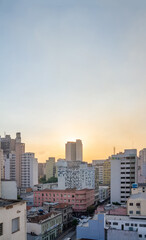 Obraz premium Belo Horizonte downtonw skyline at sunset