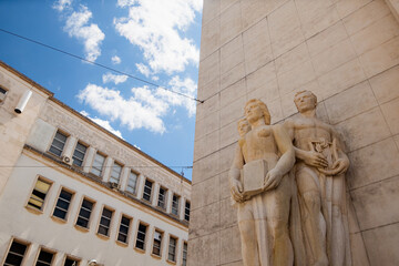 statues in coimbra university