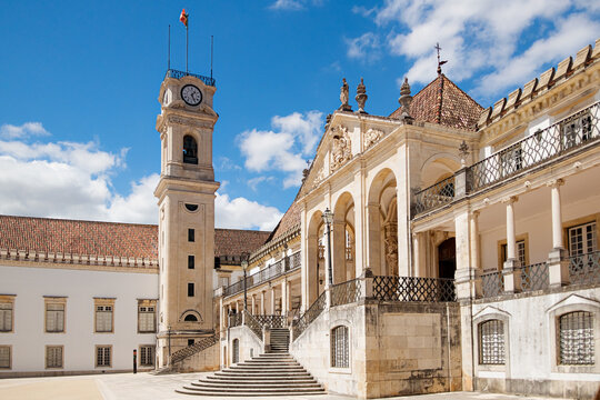 Coimbra old university view