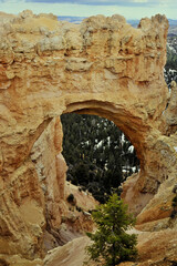 stone arch in Bryce Canyon, Utah, USA