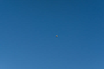Aeroplane in the sky