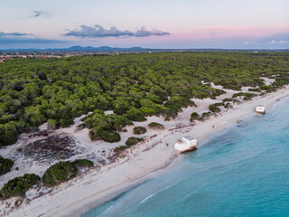 Ses Covetes beach, Campos, Mallorca, Spain