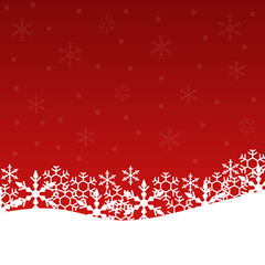 Seamless Christmas Holidays Background Illustration of a seamless wallpaper background of white winter snowflakes for christmas and new year's eve holidays