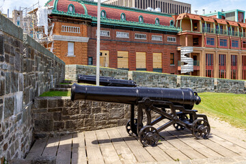 Cannons in the Quebec City Walls