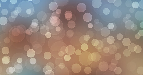 Blurred bokeh light on dark colorful background. New Year holidays template. Abstract glitter defocused blinking stars Glowing and Sparkling