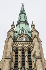 Fototapeta na wymiar Cathedral Church of St. James in Toronto, Ontario, Canada. Cathedral is home of oldest congregation in city, parish was established in 1797. 