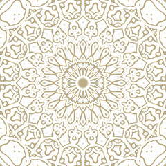 Oriental Seamless Vector Pattern - Repeating ornament for textile, wraping paper, fashion etc.