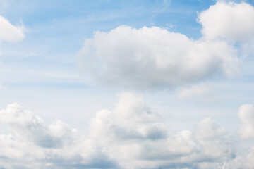 Naklejka na ściany i meble Group of cloud in the sky