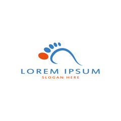 Foot Logo Template