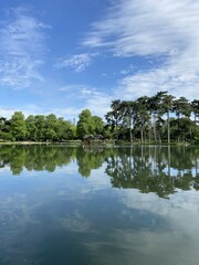 Lac du bois de Boulogne à Paris