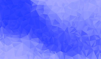 Blue polygonal background. Blue triangle background. Vector illustration.