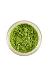 bright and colorful eye shadows on white