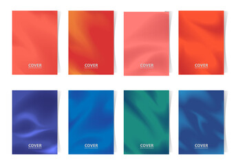 collection of abstract background covers. folder design materials etc.
