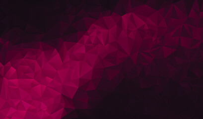 Fototapeta premium Burgundy polygonal background. Vector illustration.