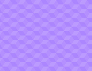Violet background with 3d squares. Seamless vector Illustration. Geometric design for web, wrapping, fabric, poster, etc. 