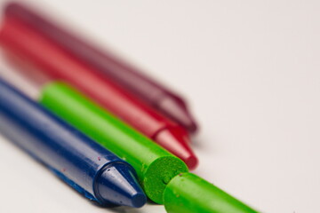 Fototapeta premium Closeup of Crayons