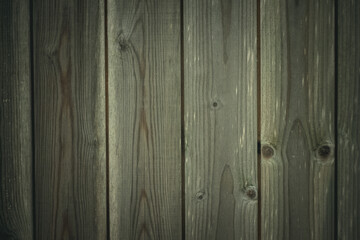 Naklejka premium Texture of old boards darkened by time