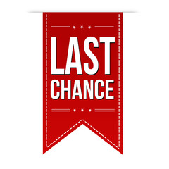 Last chance banner design