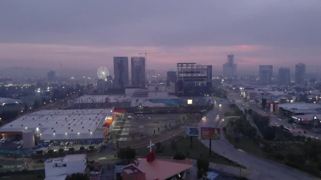 ANGELOPOLIS PUEBLA, M&Eacute;XICO VISTA CON DRON 