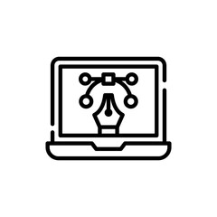 illustration Tools Vector outline Icon. Eps 10