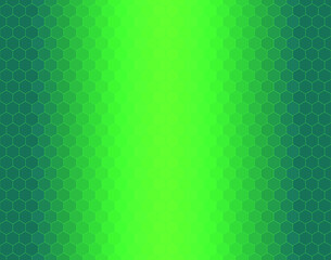 Green honeycomb mosaic. Vector illustration. 