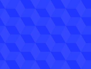 Blue background with convex squares. Seamless vector illustration. 