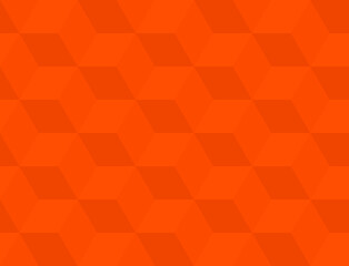 Red background with convex squares. Seamless vector illustration. 