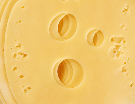 Slice Of Edam Cheese, Texture, Full Frame