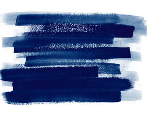 Watercolor hand painted brush strokes, striped background - 377589877
