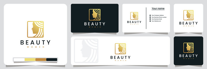 beauty women ,salon and spa, logo design inspiration